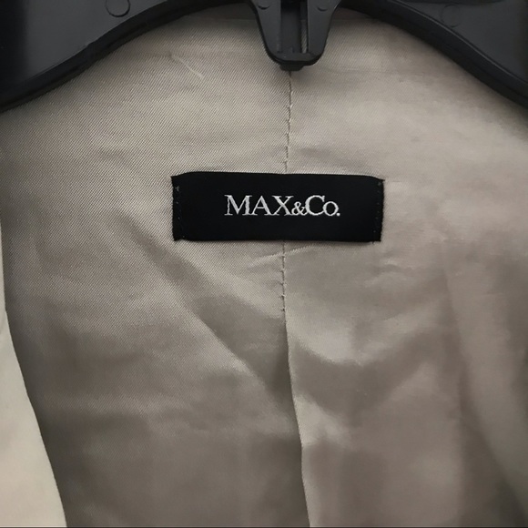 Max&Co. Women Blazer Jacket Size 4 US Ivory Career Work Business Office Italian - Picture 2 of 7